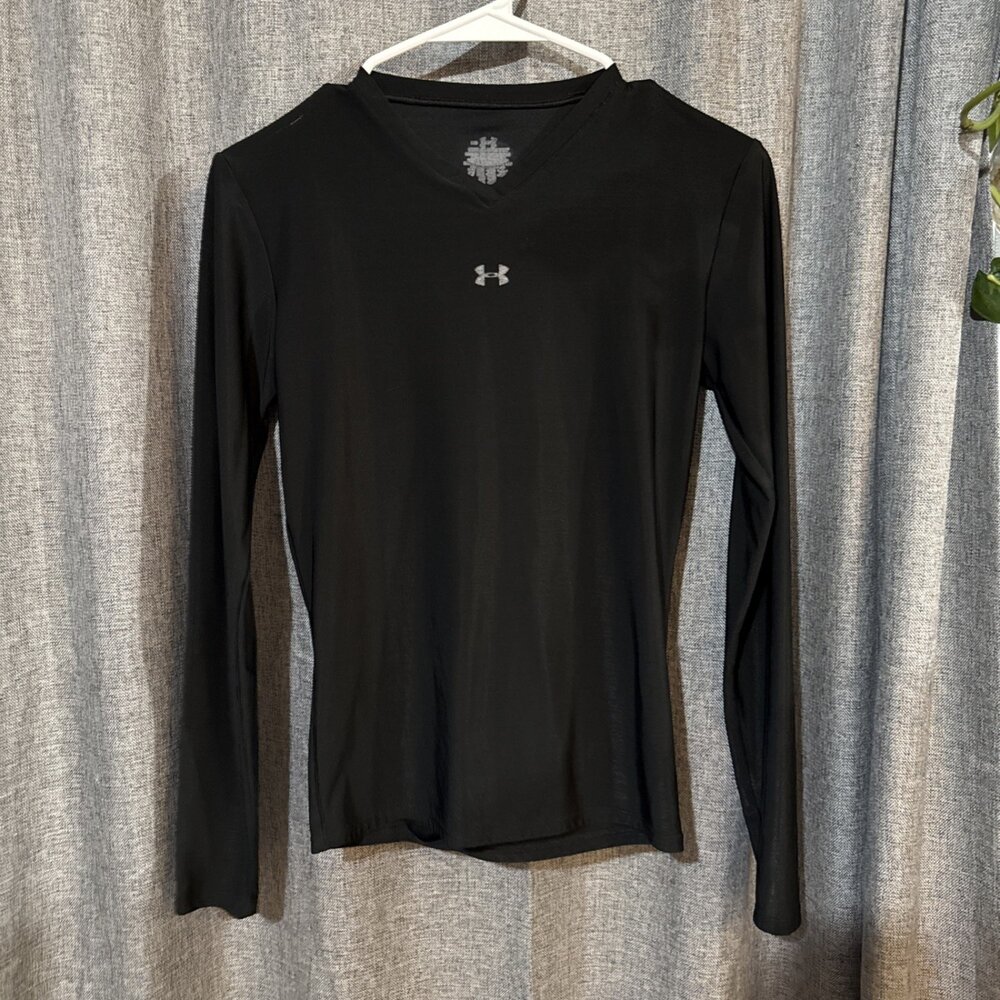 Under Armour UA Tech Boy's T-Shirt - Black/White, XS